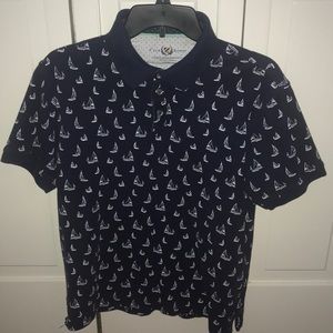 Modern Cut Men’s Trendy Sailing Polo